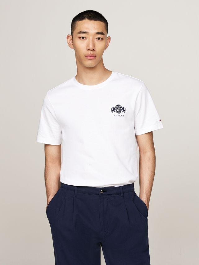 Small Crest Embro Tee fra Tommy Hilfiger