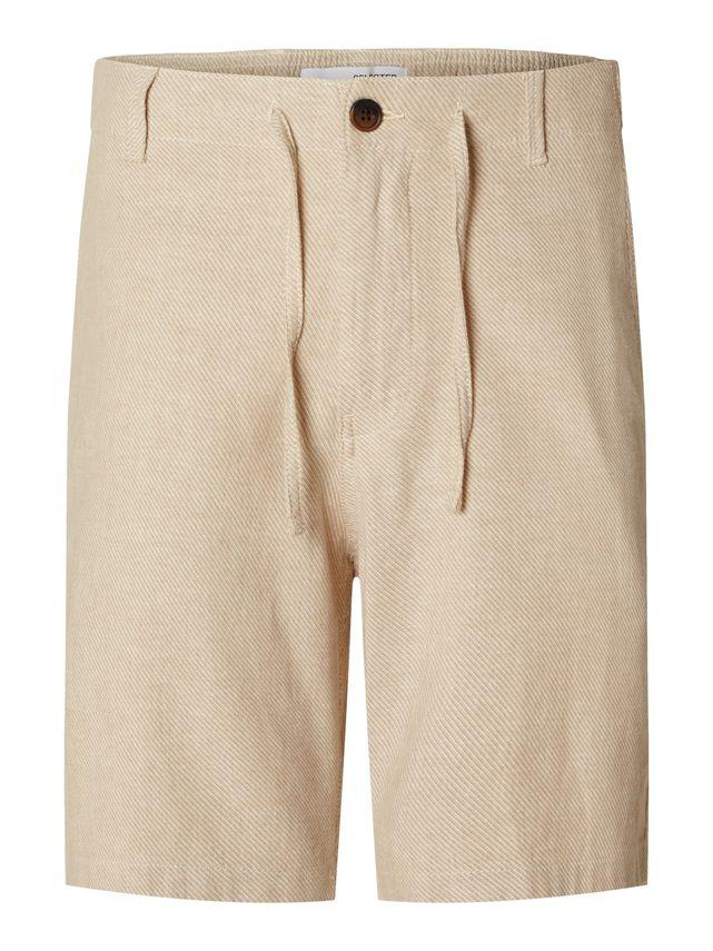 Slhregular Brody Linen Twill Shorts fra Selected