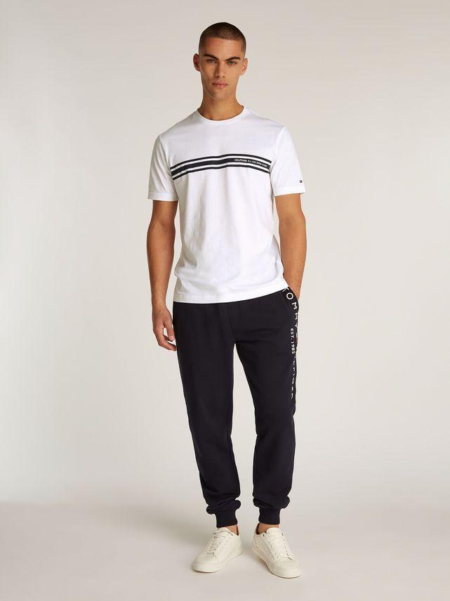 Central Chest Stripe Tee fra Tommy Hilfiger