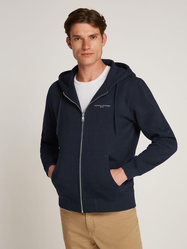 Small Tommy Logo Zip Hdd fra Tommy Hilfiger