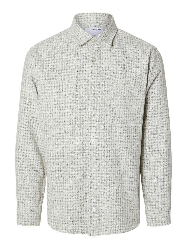 Slh Twill Mix Overshirt Ls fra Selected