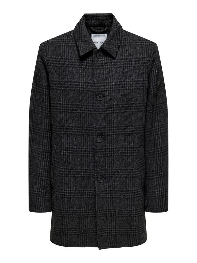 Onsjacob Wool Carcoat Otw fra Only & Sons