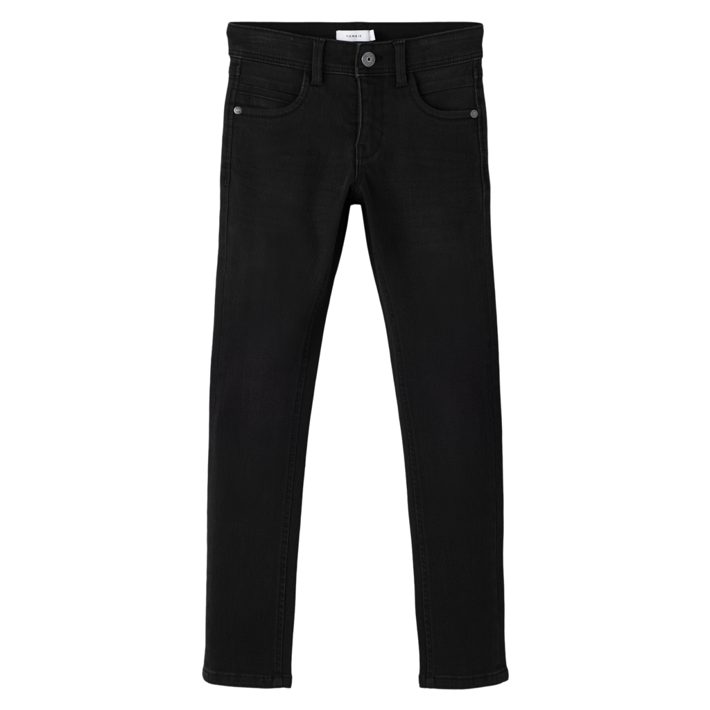 Slim Fit Jeans Silas Solid Black fra Name It