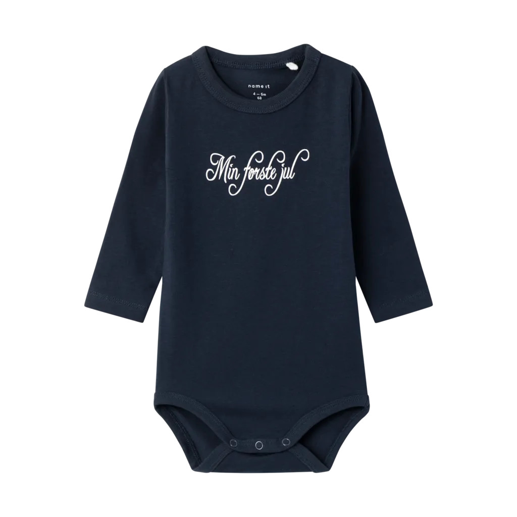 Min Første Jul Body Rajul Dark Sapphire fra Name It