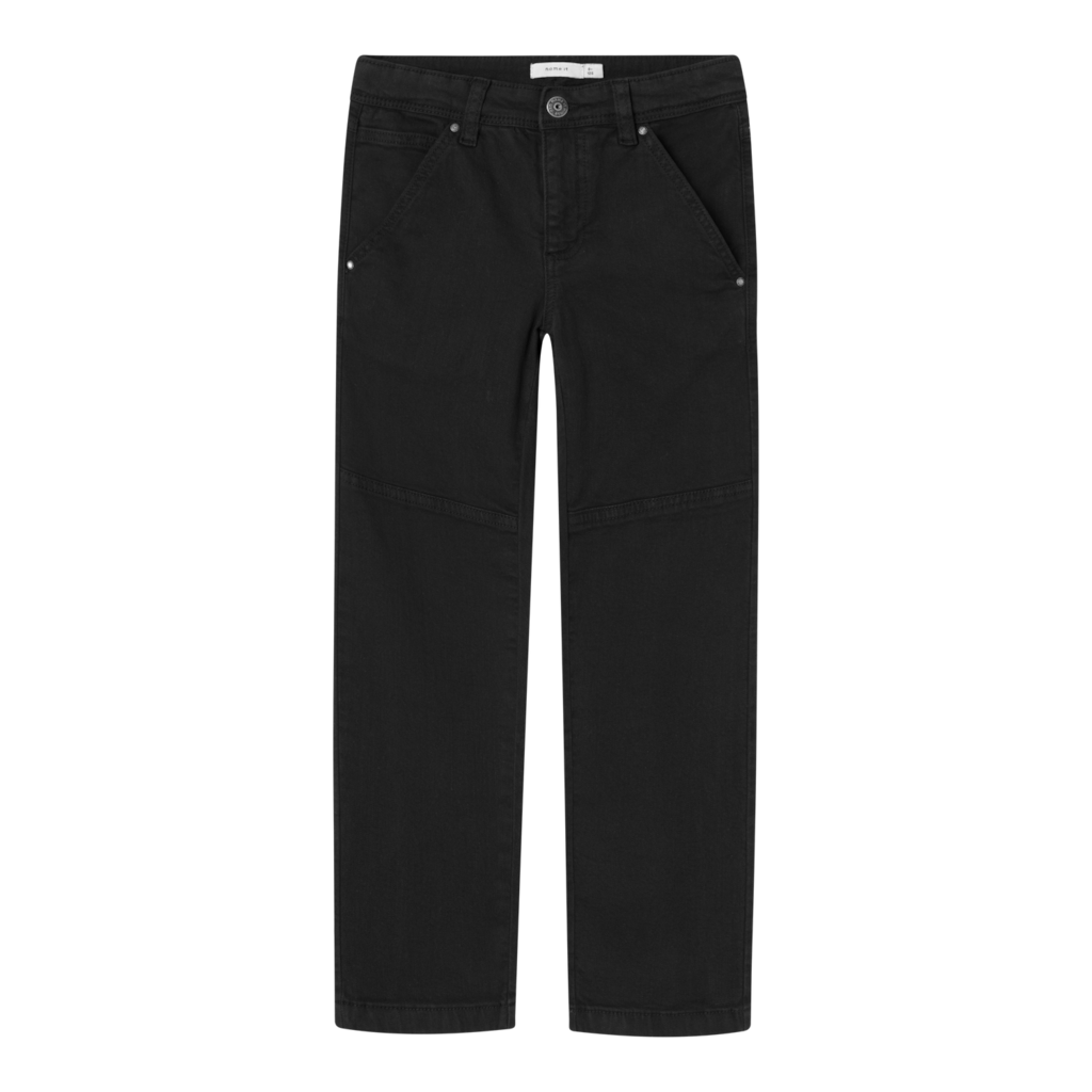 Tapered Twill Bukser Silas Black fra Name It