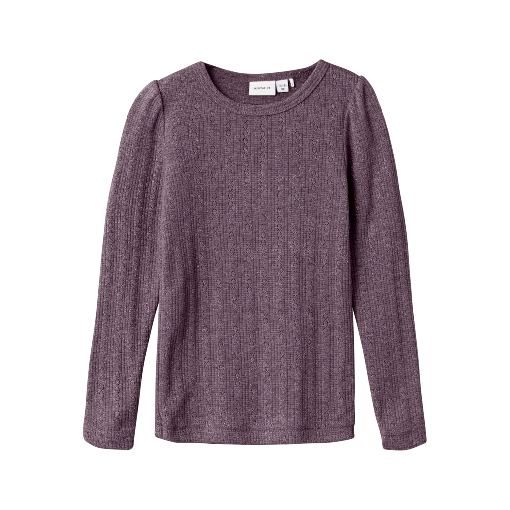 Glimmer Hulmønster Bluse Ohusa Arctic Dusk fra Name It