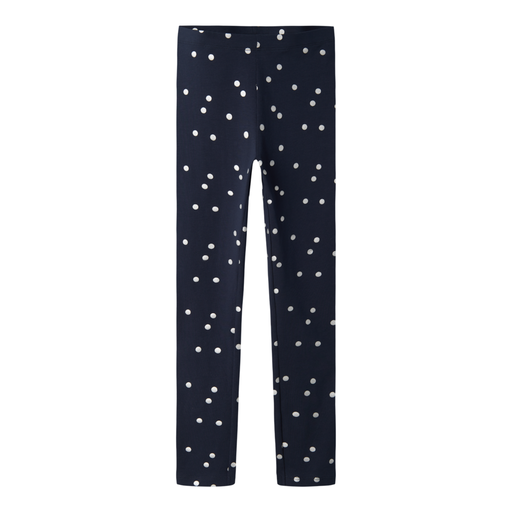 Glitter Leggings Vivian Dark Sapphire Dots fra Name It