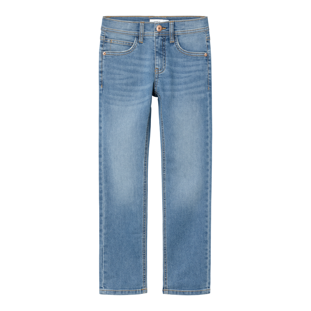 Slim Jeans Silas Medium Blue Denim fra Name It