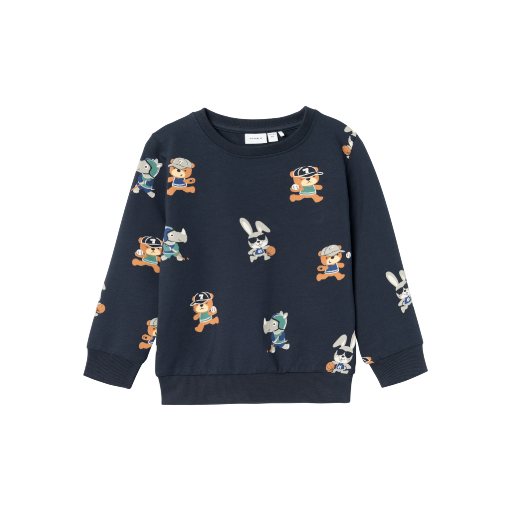 Sweatshirt Krumme Dark Sapphire fra Name It