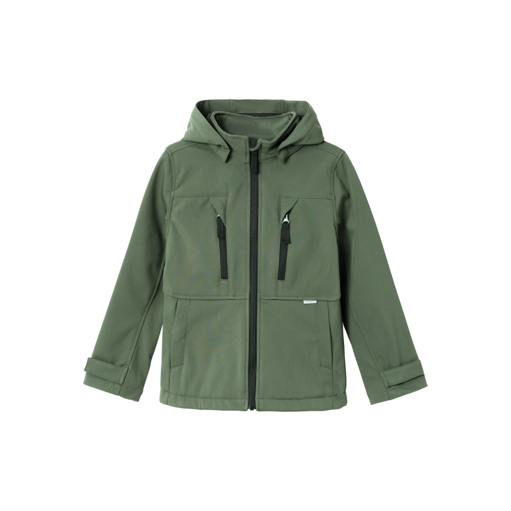 Softshell Jakke Alfa Climbing Ivy fra Name It