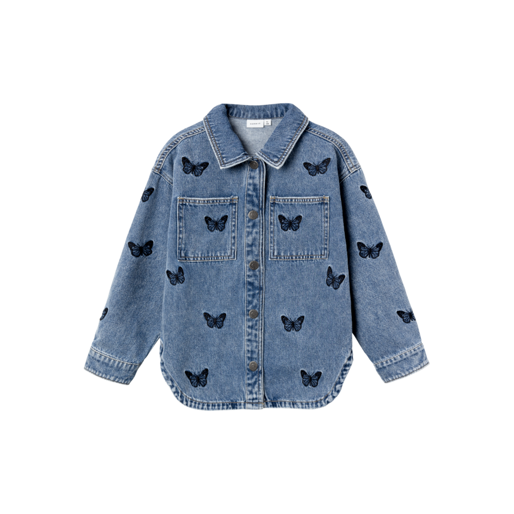 Denim Jakke Elly Medium Blue fra Name It
