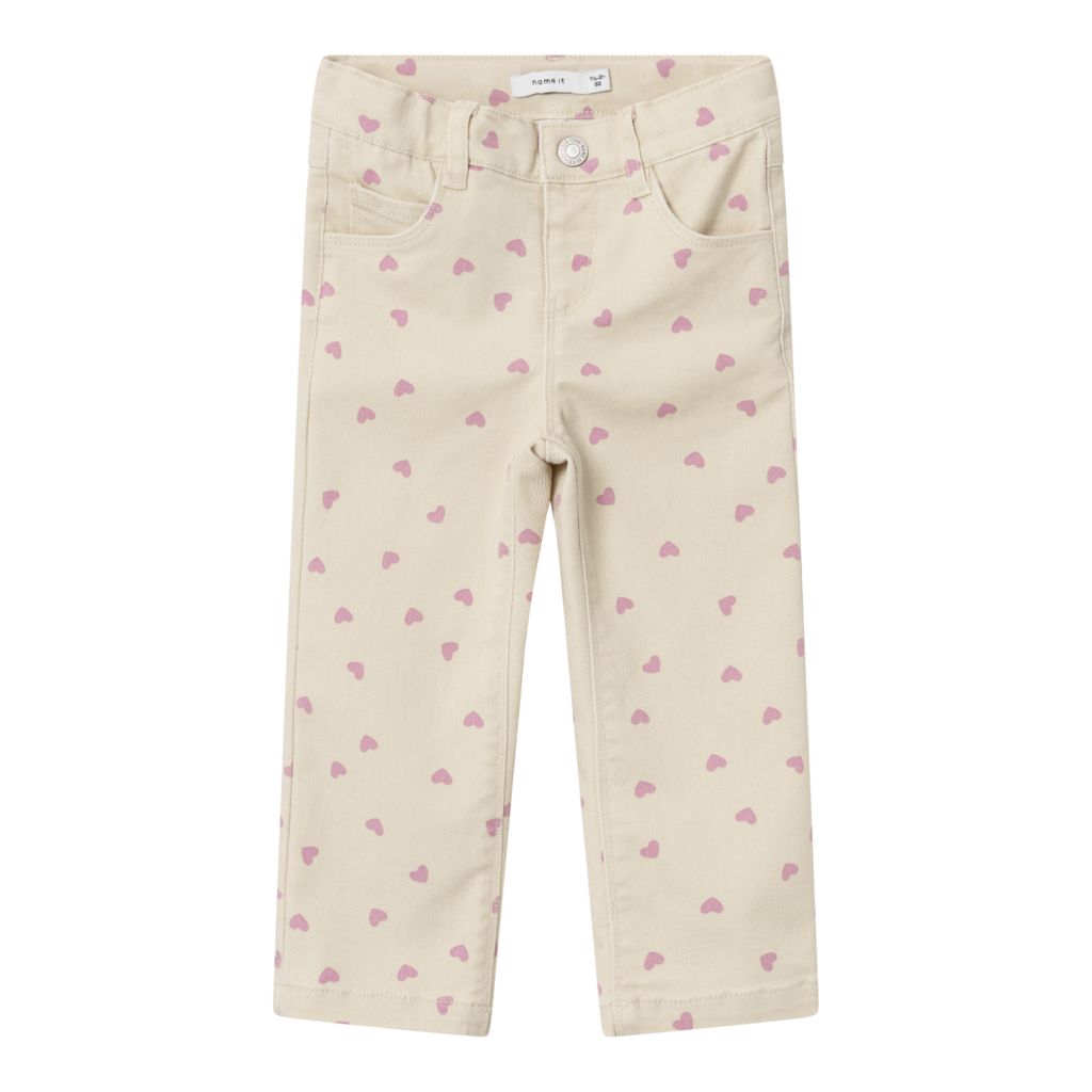 Hjerte Jeans Rose Summer Sand fra Name It