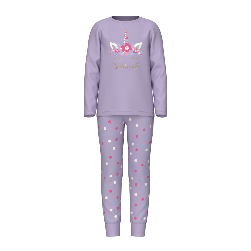 Natsæt Enhjørning Pastel Lilac fra Name It