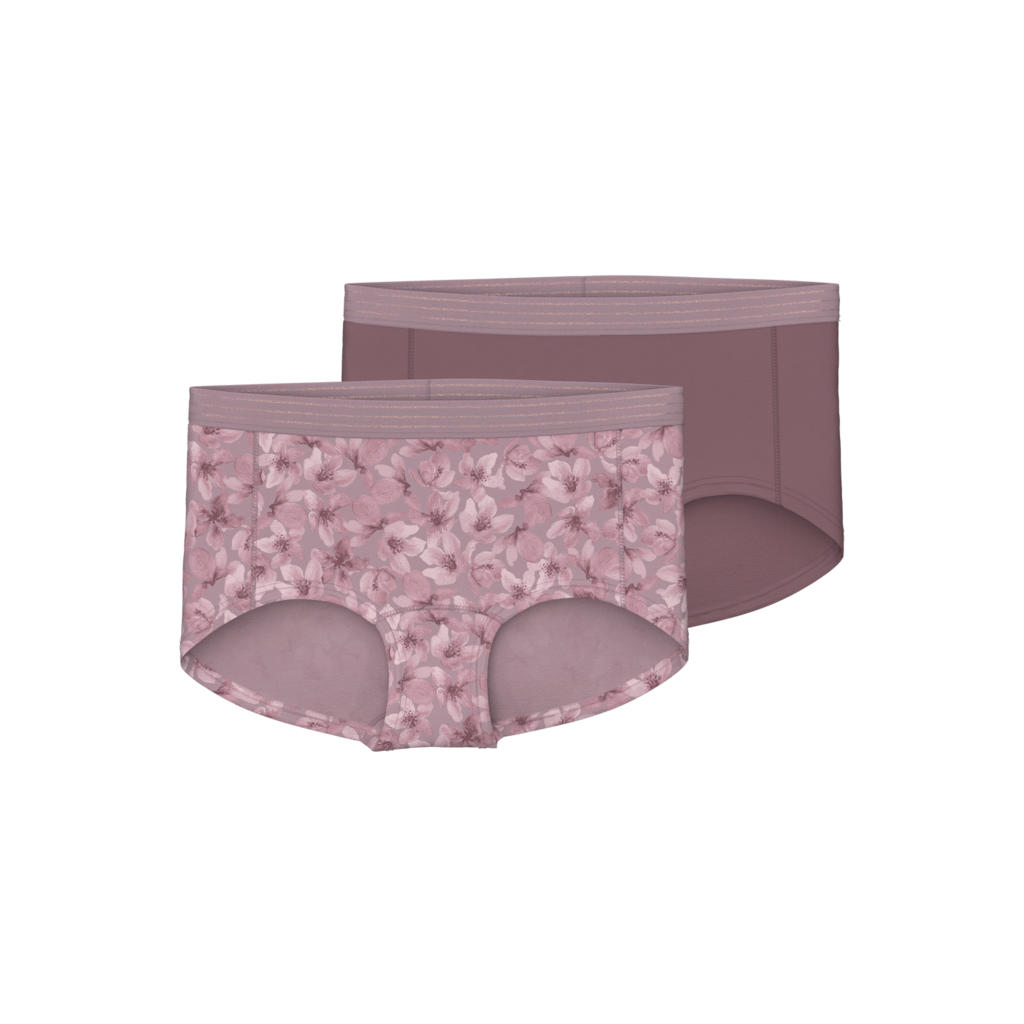 2 Pak Hipster Flower Mauve Shadows fra Name It
