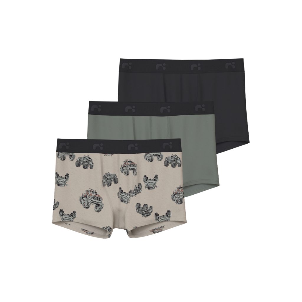 3  Pak Boxershorts Monster Truck Peyote fra Name It