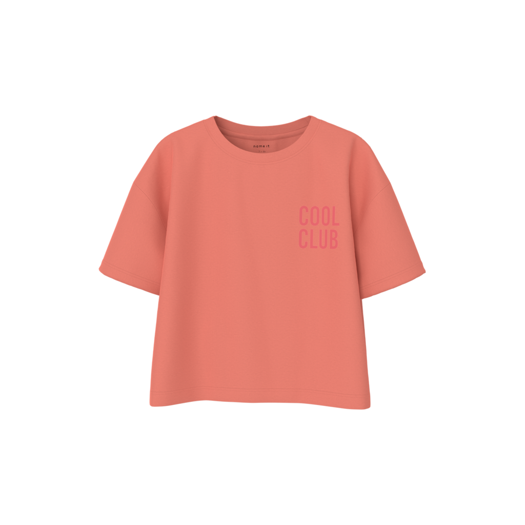 Kort T Shirt Nosa Fusion Coral fra Name It