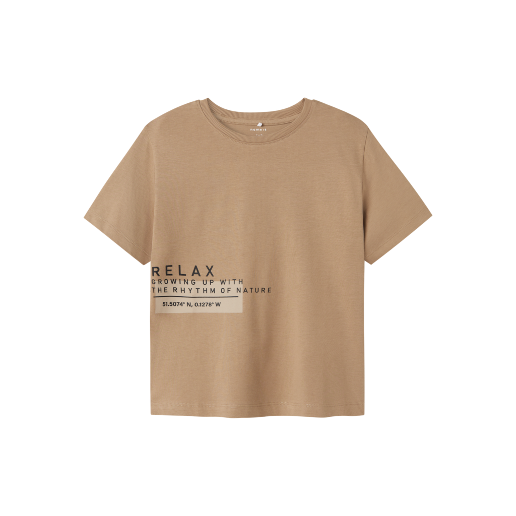 T Shirt Nosune Weathered Teak fra Name It
