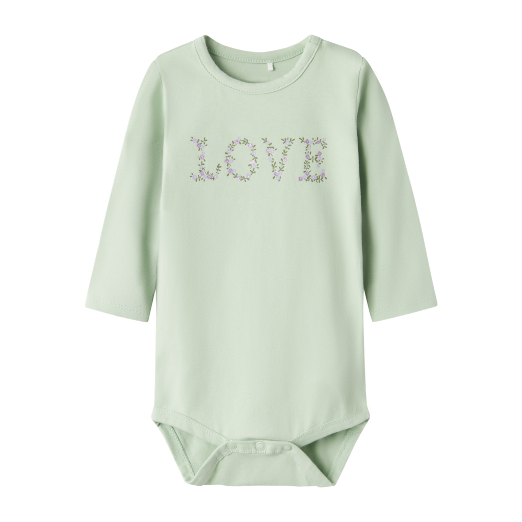 Langærmet Body Jass Silt Green fra Name It