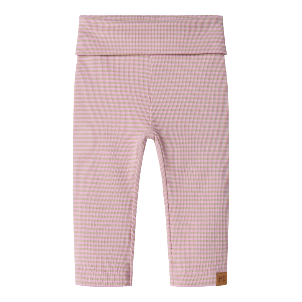 Lakkin Leggings Pastel Lavender fra Name It