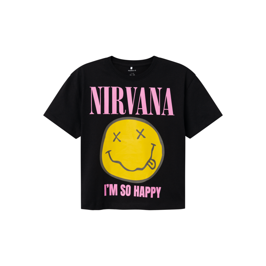 Nirvana T Shirt Aza Black fra Name It