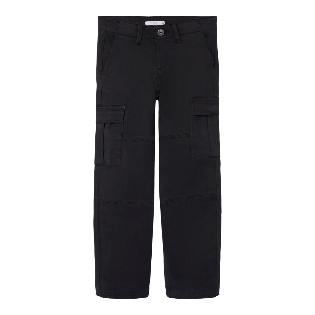 Twill Cargobukser Ryan Black fra Name It