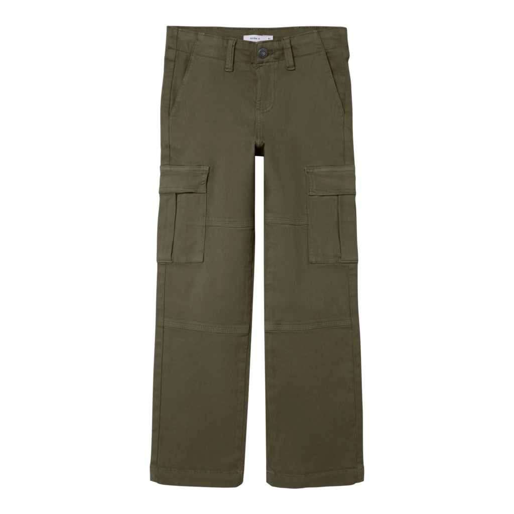 Twill Cargobukser Ryan Olive Night fra Name It