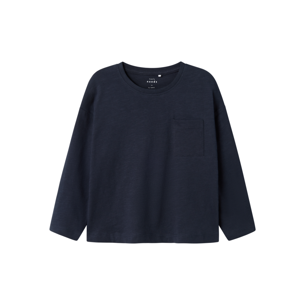Langærmet Bluse Vebbe Dark Sapphire fra Name It