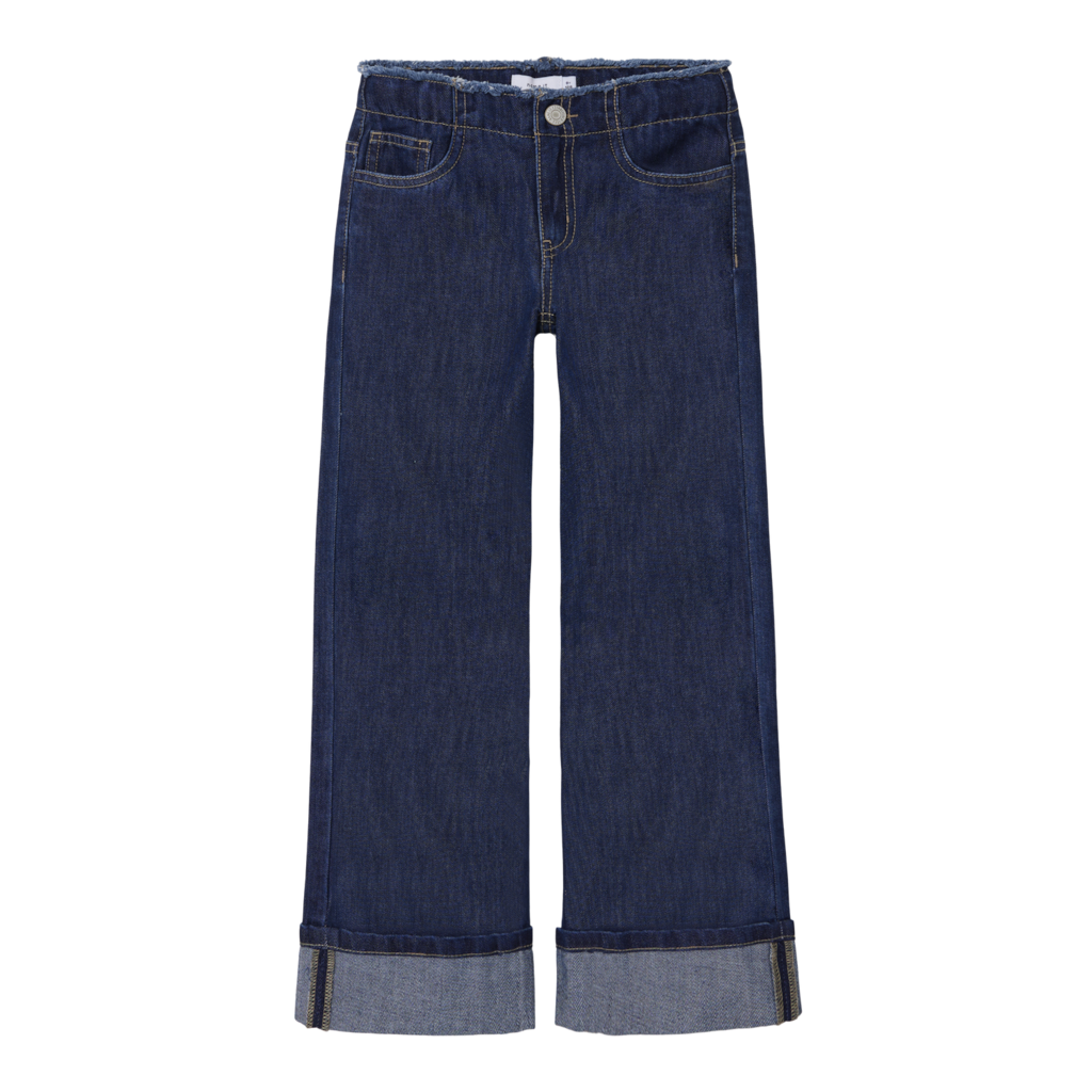 Wide Jeans Rose Dark Blue Denim fra Name It