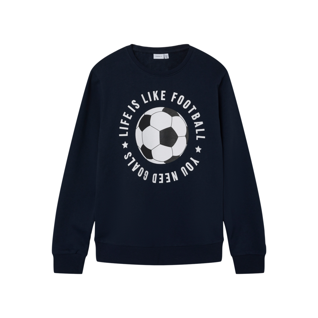 Fodbold Sweatshirt Dark Sapphire fra Name It