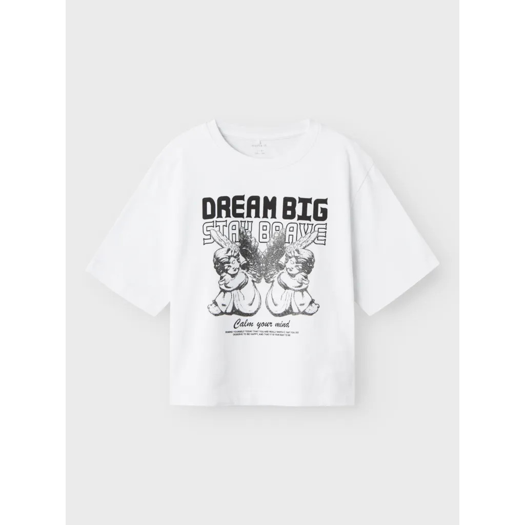 T Shirt Rusa Bright White fra Name It