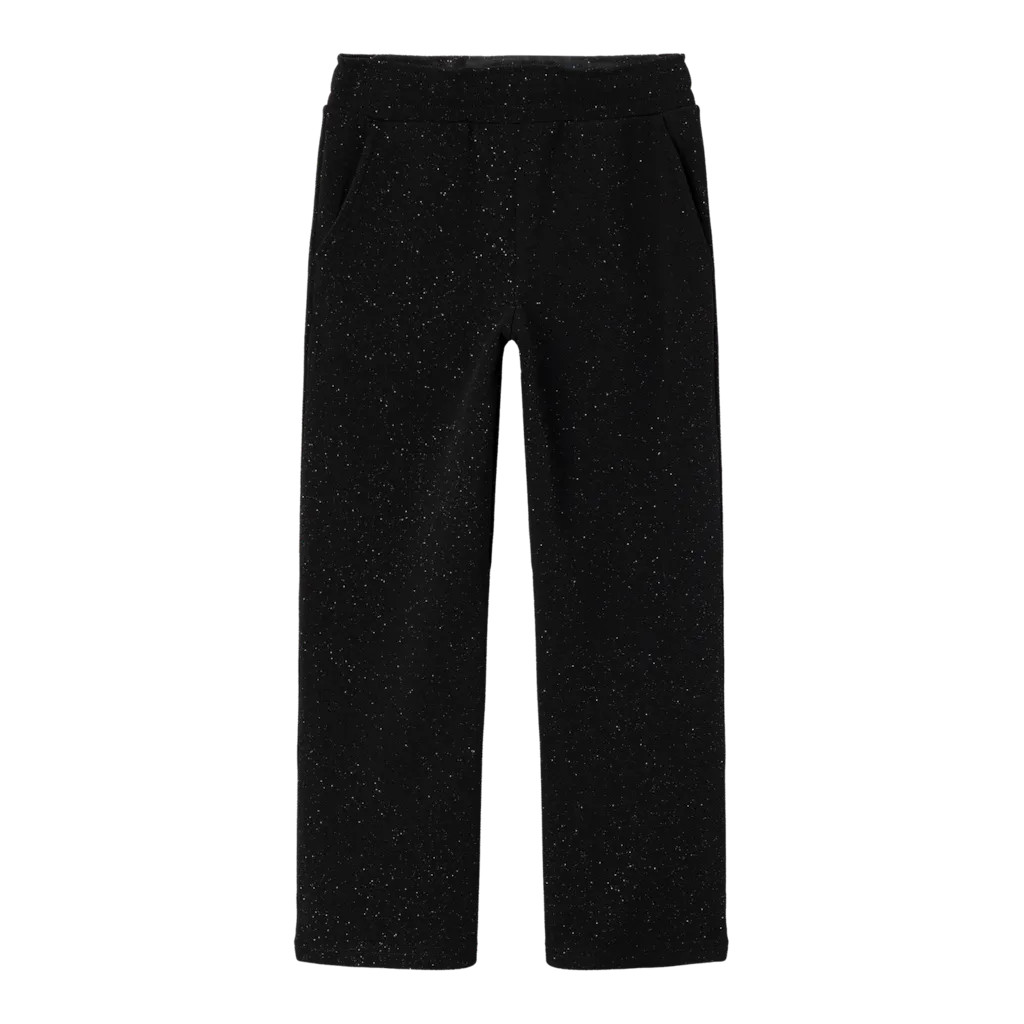 Brede Glimmer Bukser Roka Black fra Name It
