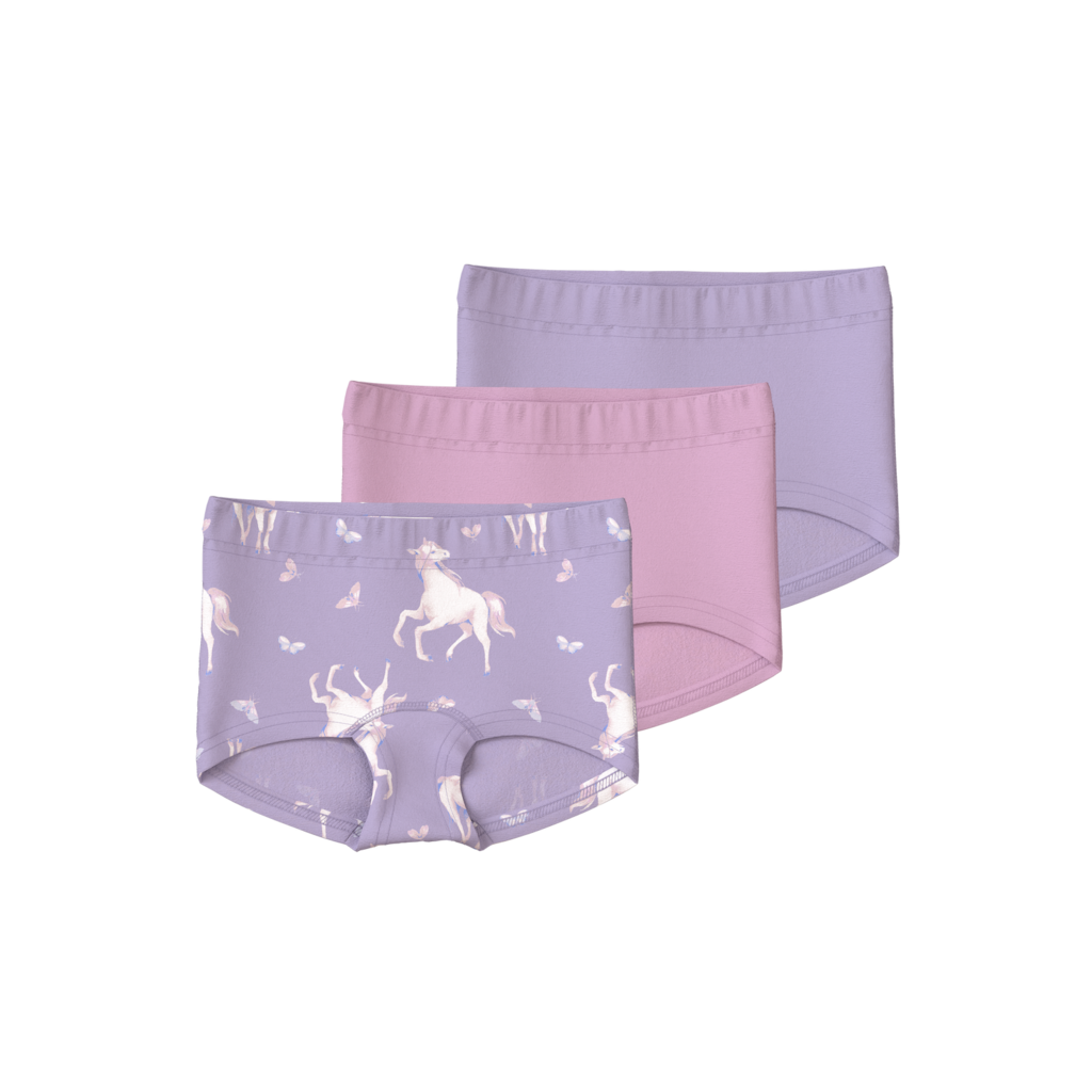 3 Pak Tights Pastel Lilac Horse fra Name It