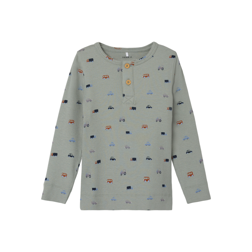Rib Bluse Dabu Wrought Iron fra Name It
