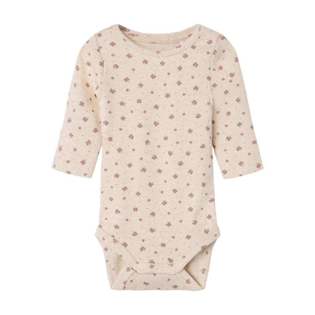 Langærmet Body Noella Peyote Melange fra Name It