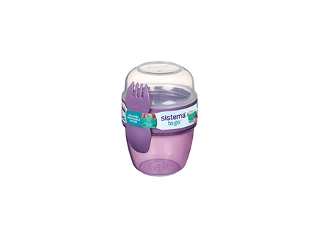 Snack Capsule To Go 515ml Lilla fra Sistema