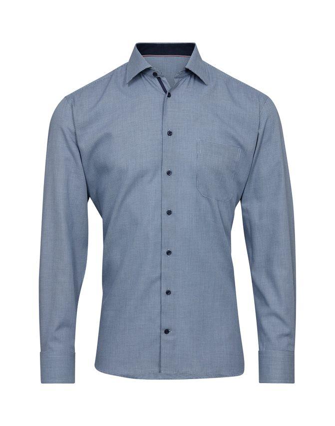 Regular Fit L S Shirt fra Black Blue