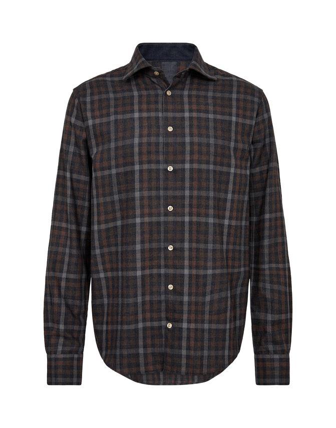 Modern Fit L S Twill Shirt fra Gino Marcello