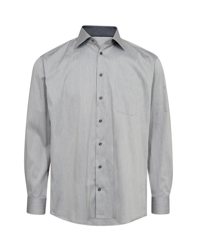 L S Shirt Regular Fitting fra Black Blue