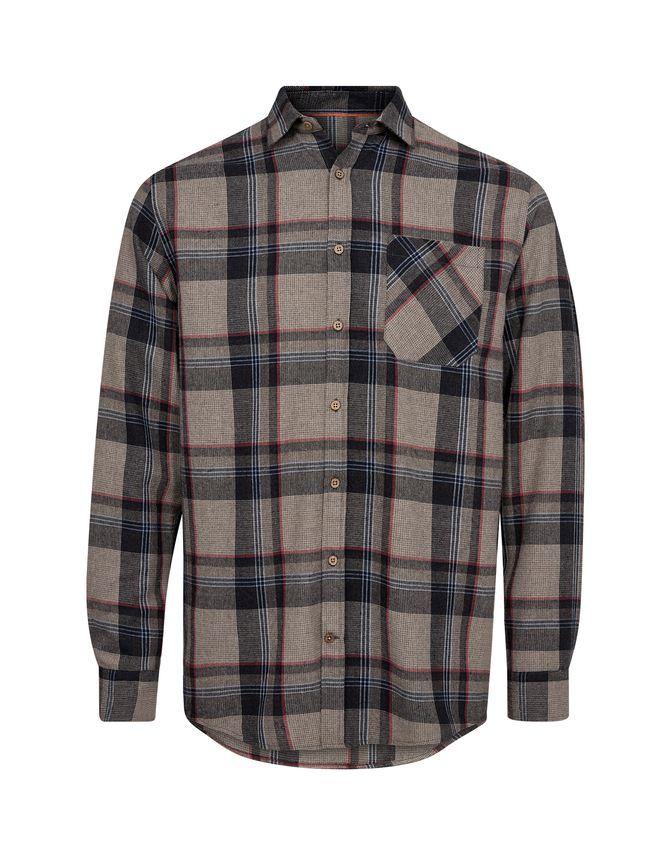 Flannel Shirt L S Modern Fit fra Salt