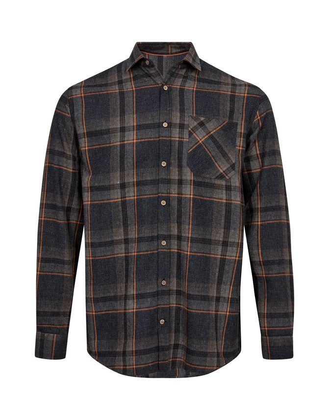 Flannel Shirt L S Modern Fit fra Salt