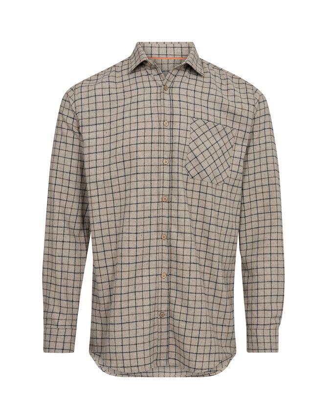 Flannel Shirt L S Modern Fit fra Gino Marcello
