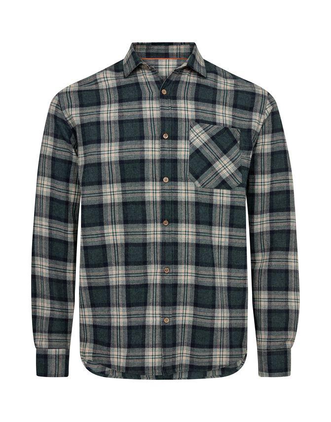Flannel Shirt L S Modern Fit fra Salt