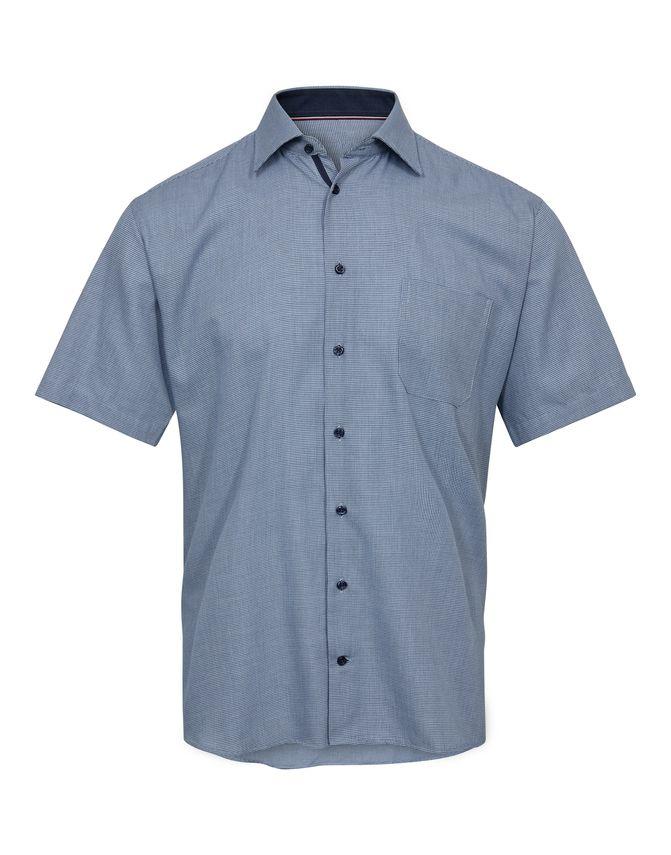 Regular Fit S S Shirt fra Black Blue