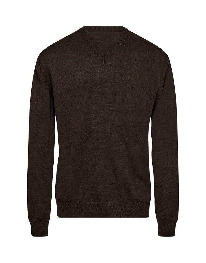 V Neck Merino fra Black Blue