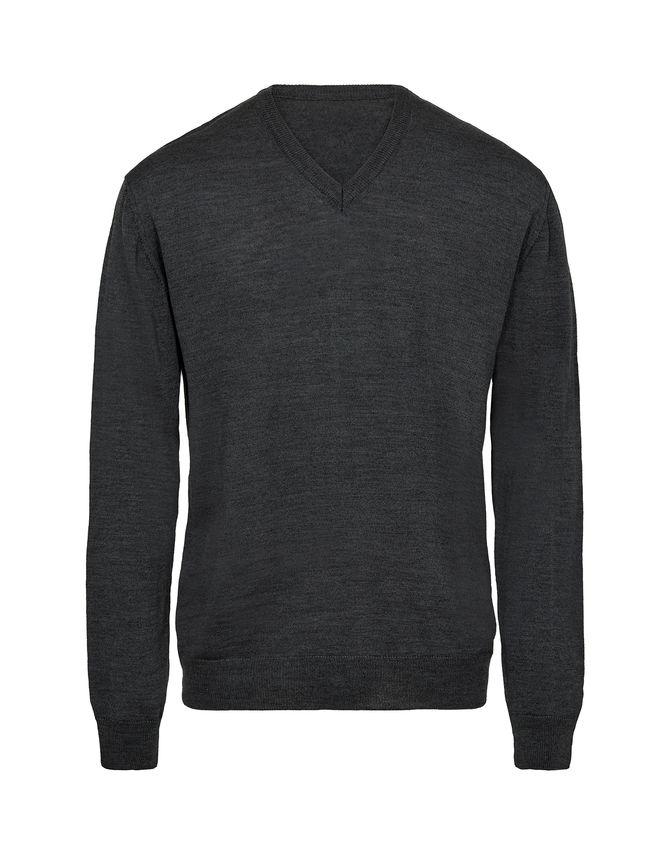 V Neck Merino fra Black Blue