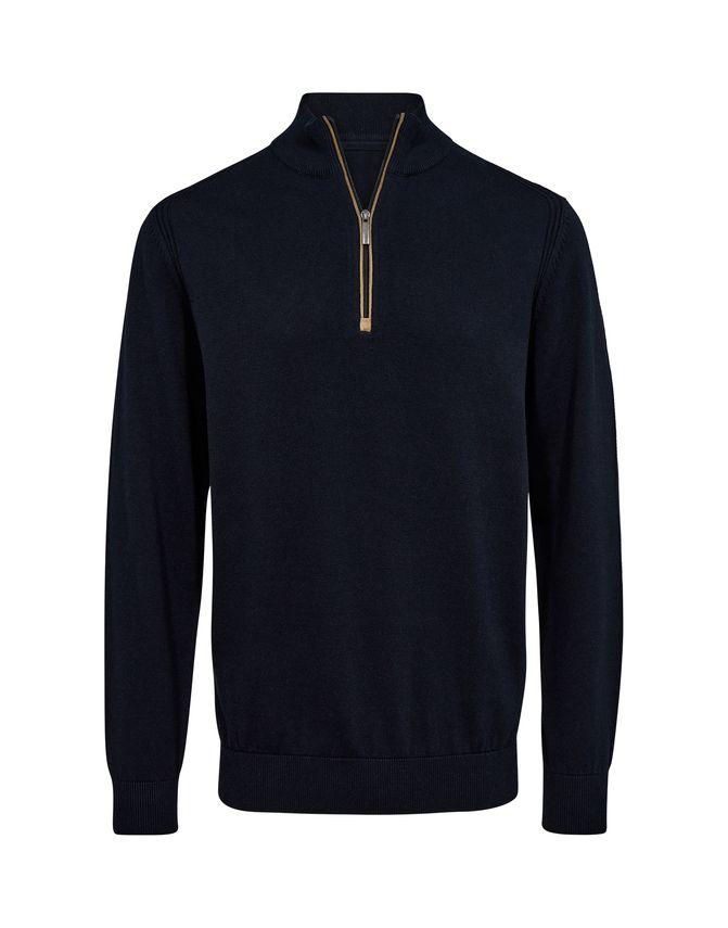 Stand Up Collar Regular Fit fra Black Blue