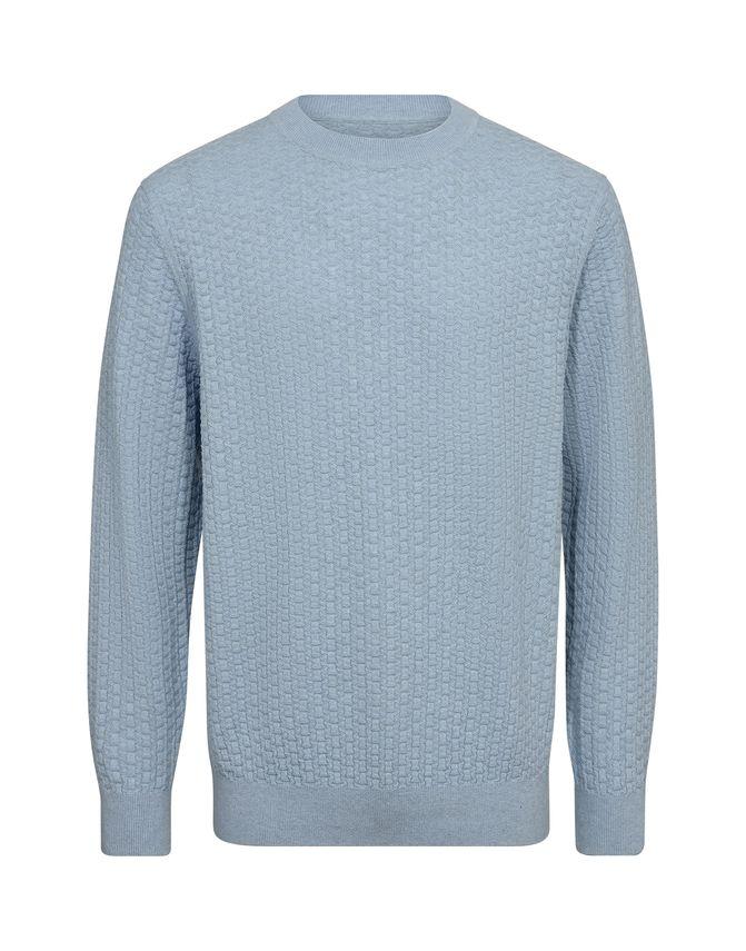 O Neck Structured Reg. Fit fra Black Blue