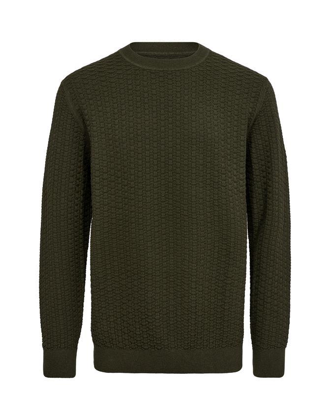 O Neck Structured Reg. Fit fra Black Blue