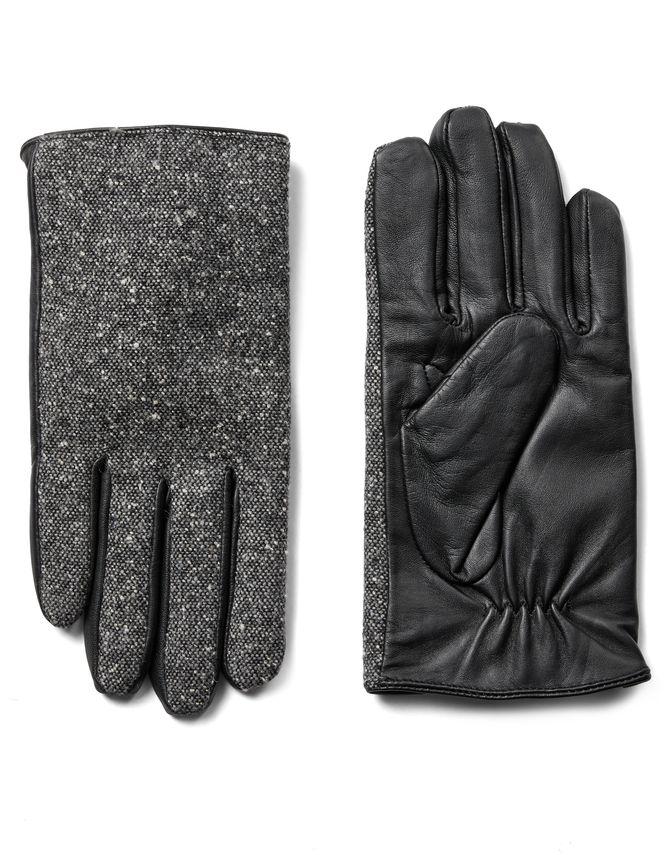 Skind Tweed Handske fra Gino Marcello