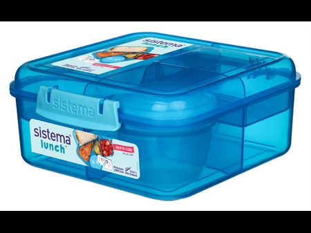 Bento Cube 1,25l Blå fra Sistema
